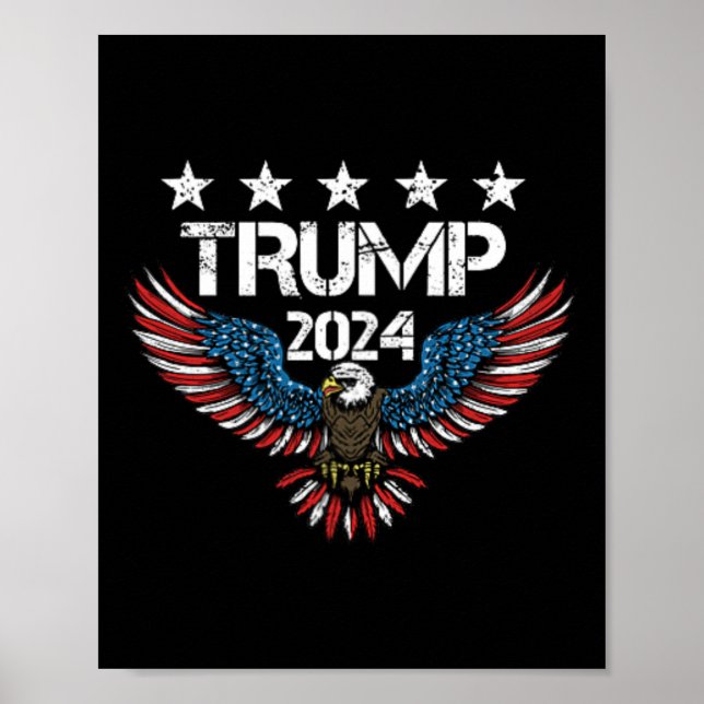 Póster Dedo medio (atrás) Los odiadores odiarán a Donald  (Frente)