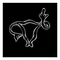 Dedo medio Uterus Pro-elección