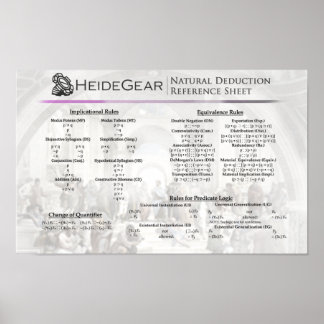 Póster Deduction Poster