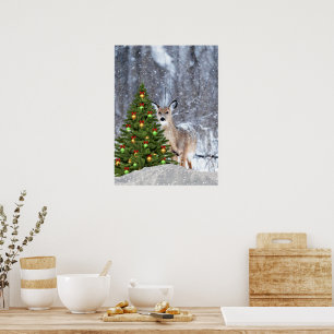 Póster Dee in Forest con el Poster navideño