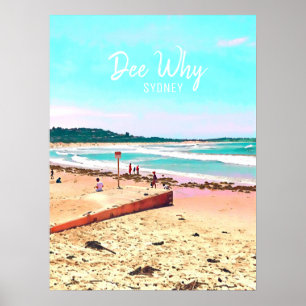 Póster Dee Why Northern beach sydney
