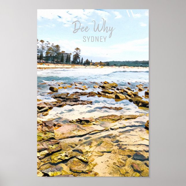 Póster Dee Why Northern beach sydney (Frente)