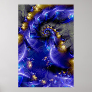 Póster Deep blue.
