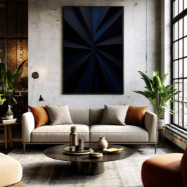 Póster Deep Blue Vortex