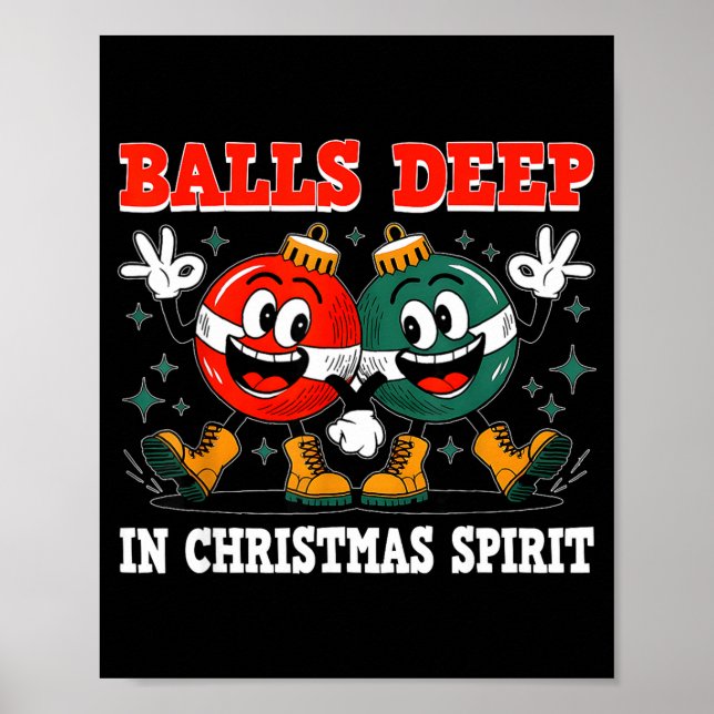 Póster Deep In Christmas Srit Christmas Humorous Festive  (Frente)
