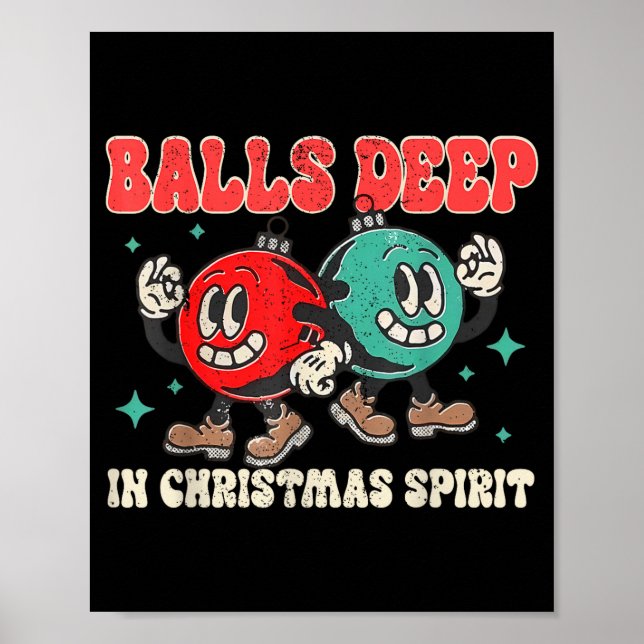 Póster Deep In Christmas Srit Christmas Humorous Festive  (Frente)
