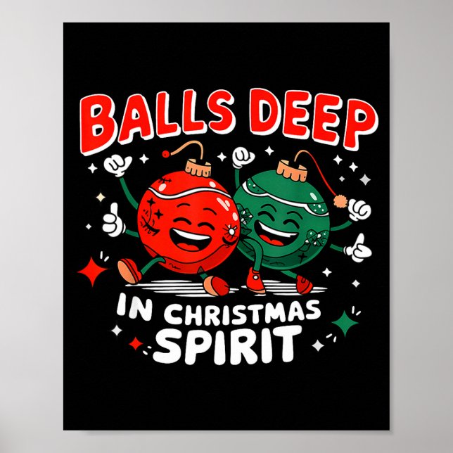 Póster Deep In Christmas Srit Christmas Humorous Festive  (Frente)