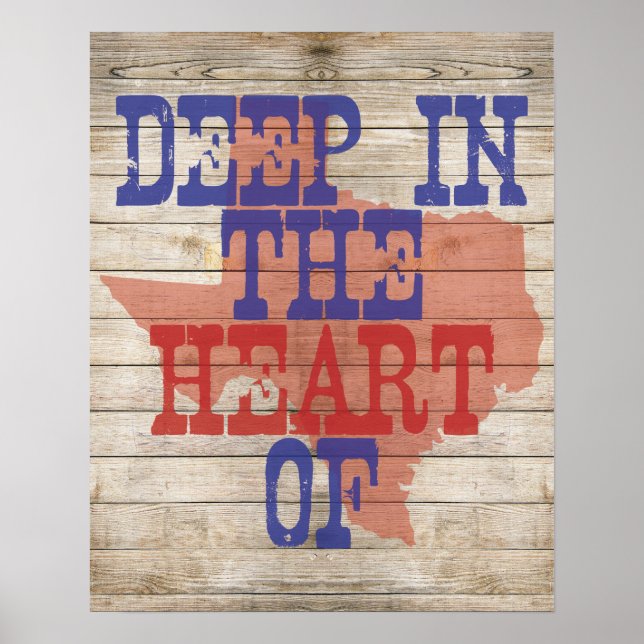 Póster Deep in the Heart of Texas! (Frente)