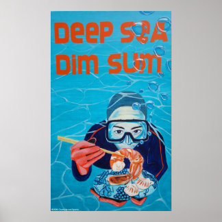 Póster Deep Sea Dim Sum Poster