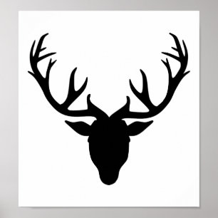 Póster Deer antlers