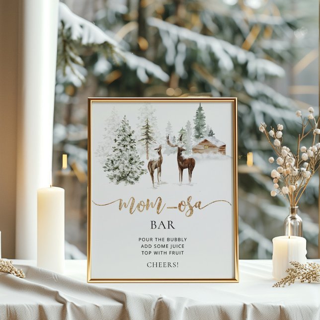 Póster Deer forestal de Woodland Poster bar de mamá-osa (Subido por el creador)