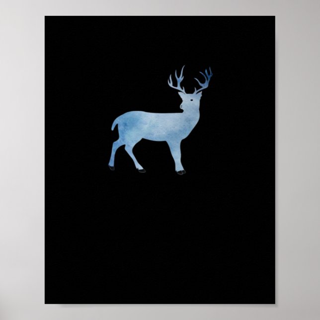 Póster Deer Modern Artistic Design  (Frente)