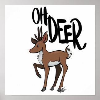 Póster Deer Oh Deer