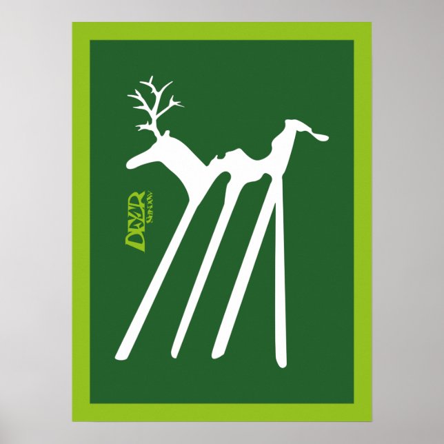 PÓSTER DEER SHADOW PIXELAT DE MASANSER (Frente)