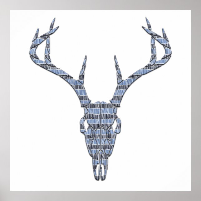 Póster Deer Skull Wall Art (Frente)