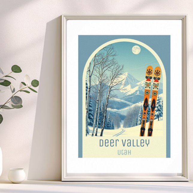 Póster Deer Valley Utah ski resort  (Subido por el creador)