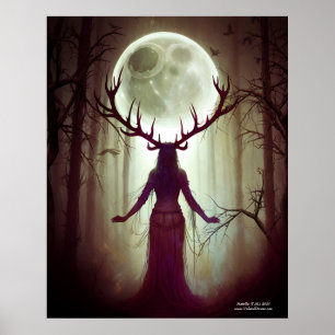 Póster Deer Woman