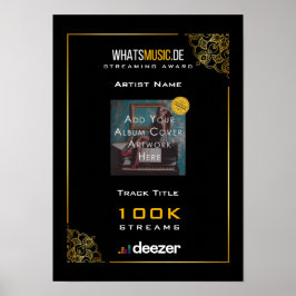 Póster Deezer Music Streaming Award