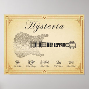 Póster Def. Leppard