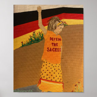 Póster "Defender al sagrado" Poster