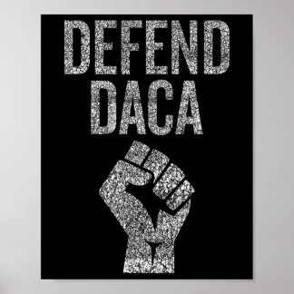 Póster Defender Daca con aguafiestas gráficas resistentes
