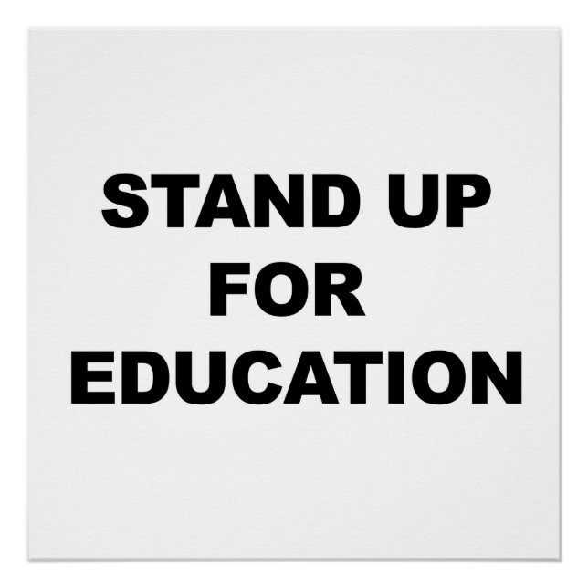 PÓSTER DEFENDER LA EDUCACIÓN (Anverso)