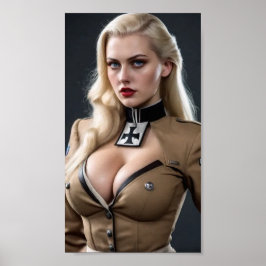 Póster Defendiendo la patria