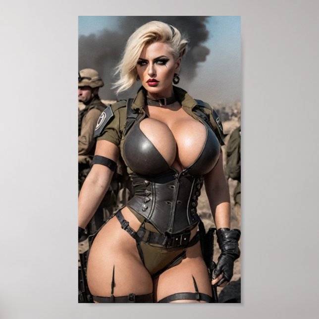 Póster Defendiendo la patria (Frente)