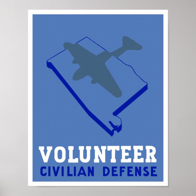Póster Defensa civil de Alabama — WPA (Frente)