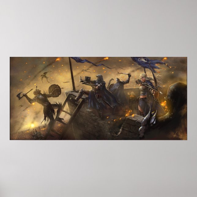 Póster Defensa del castillo (Frente)