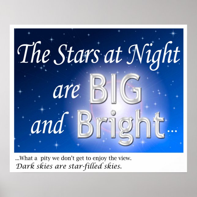 Póster Defensa del cielo oscuro - Starry Skies (Frente)