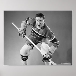 Póster Defensa del hockey