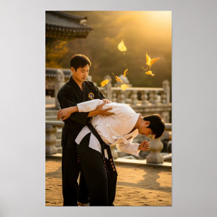 Póster Defensa Personal Coreana Hapkido
