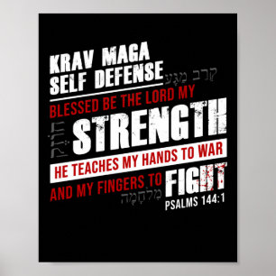 Póster Defensa propia de Christian Krav Maga: Las enseña