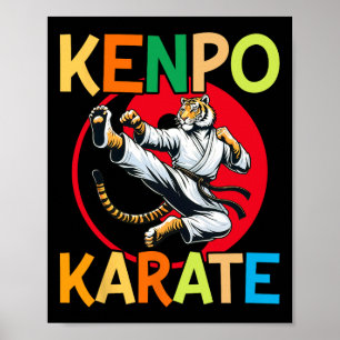 Póster Defensa propia Kenpo Karate Artes Marciales