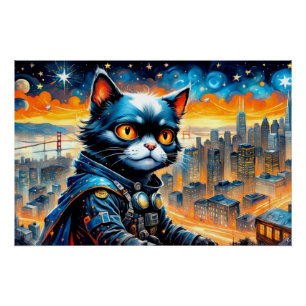 PÓSTER DEFENSOR DE LA NOCHE