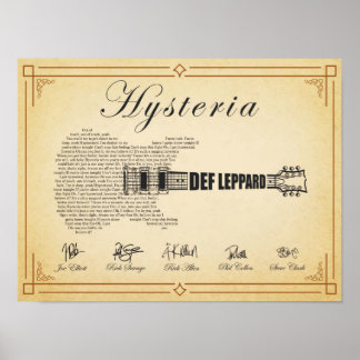 Póster Deff Leppard