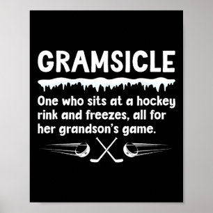 Póster Definición de Gramsicle Hockey sobre hielo Gramo d