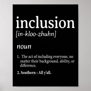 Póster Definición de Inclusión
