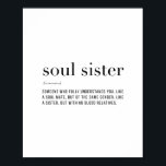 Póster Definición de la hermana Soul<br><div class="desc">Definición de la hermana Soul</div>
