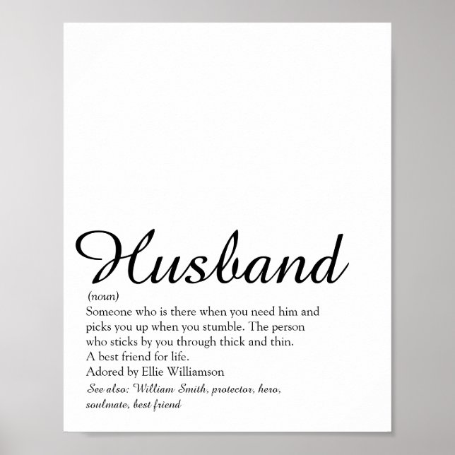 Póster Definición de Mejor Marido del Mundo Ever Script (Frente)