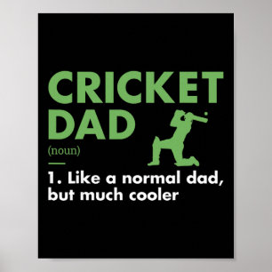 Póster Definición de Sport Dad Cricket