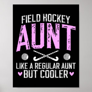 Póster Definición de Tía de Hockey sobre Césped Jugadora