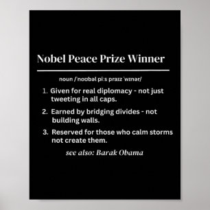 Póster Definición del ganador del Premio Nobel de la Paz
