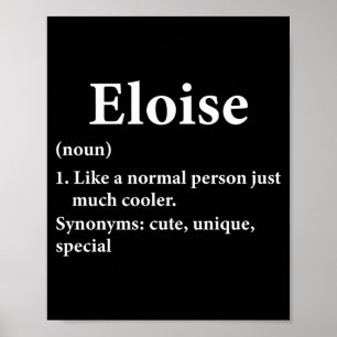 Póster Definición del nombre Eloise