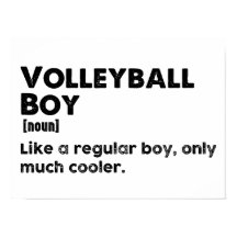 Definición divertida de voleyball Boy