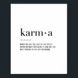 Póster Definición Karma<br><div class="desc">Definición Karma</div>