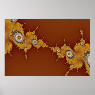 Póster Deformación - poster del fractal
