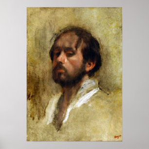 Póster Degas - autorretrato