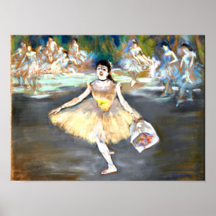 Póster Degas - Bailarina con un Bouquet